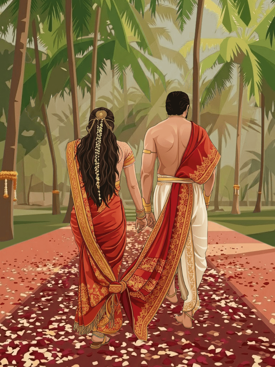 Tropical Paradise — digital wedding invitation theme